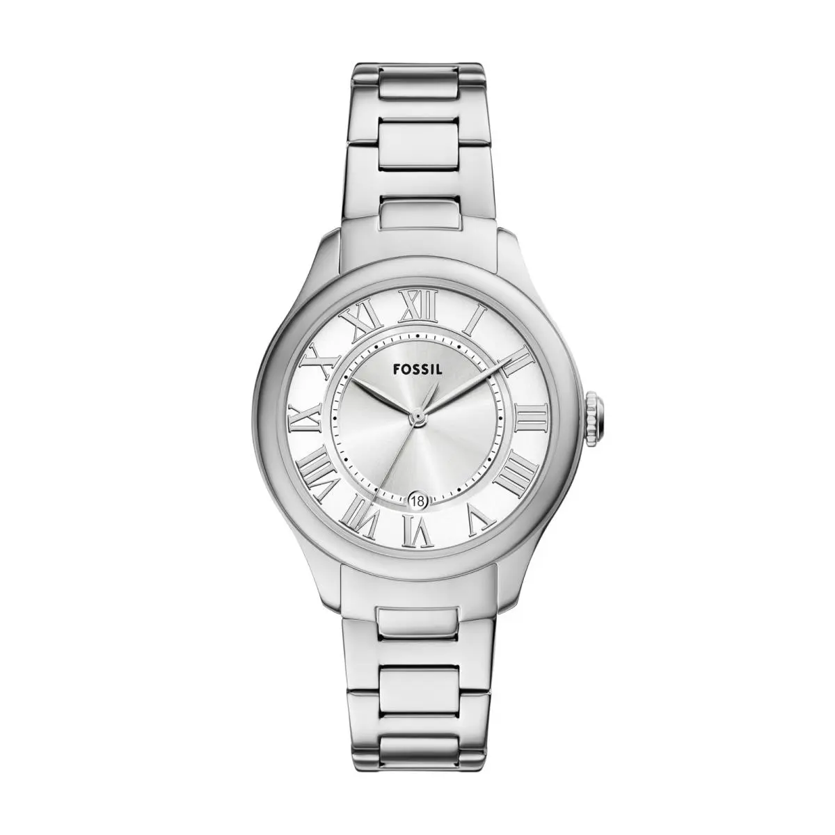 Women`s Watch Gilmore Three-hand Date Stainless Steel 38MM Silver by Fossil