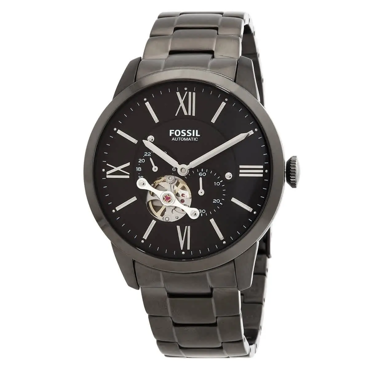 Fossil Townsman Auto Automatic Black Dial Men`s Watch ME3172