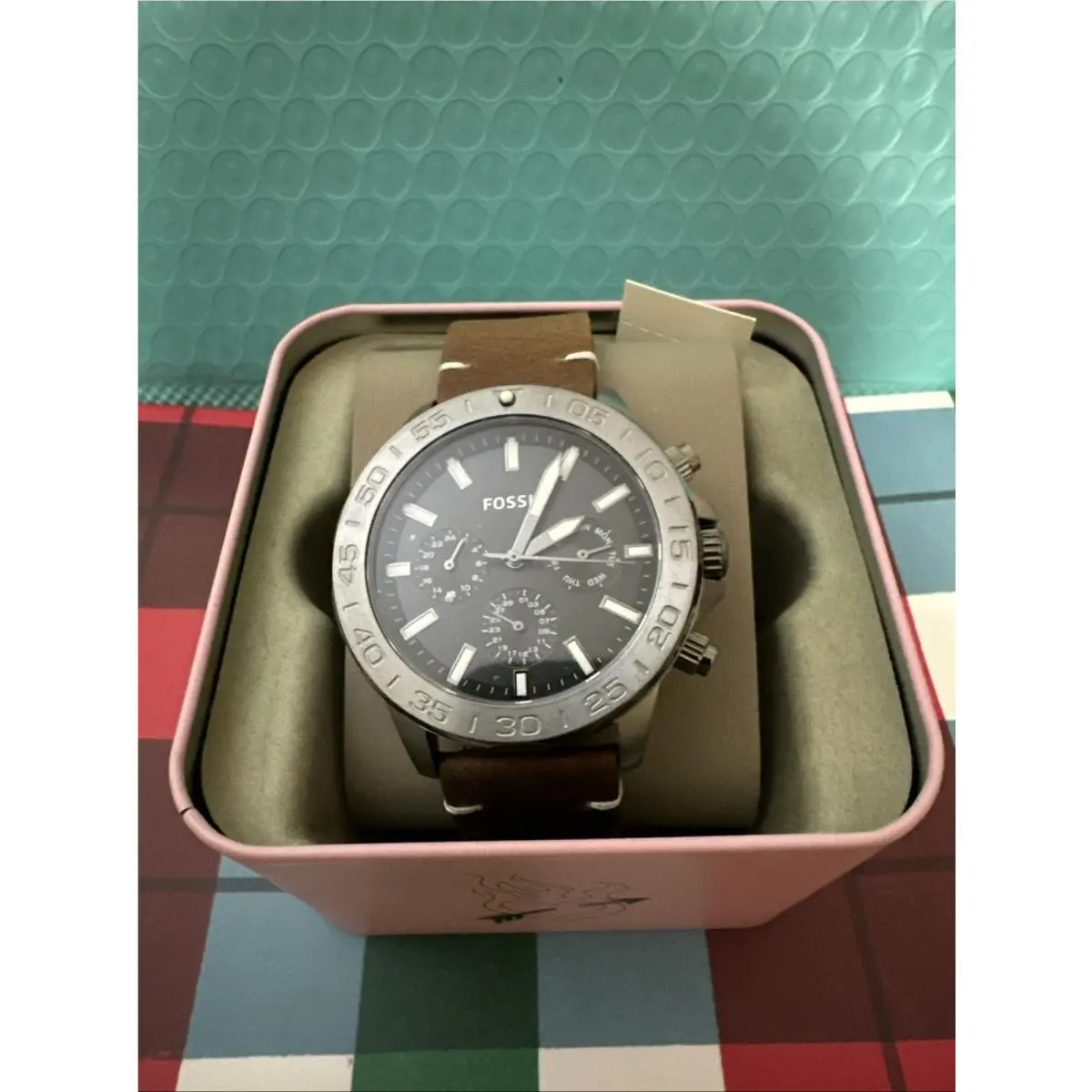 Fossil Brown Leather Men`s BQ2709 Watch