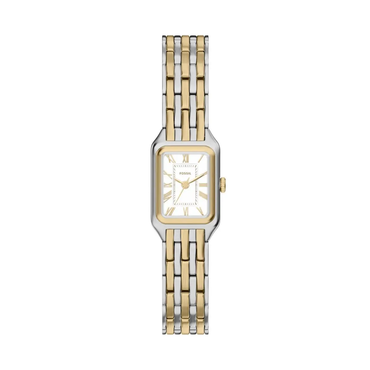 Women`s Raquel Mini Three-hand Two-tone Stainless 18MM Silver/gold by Fossil