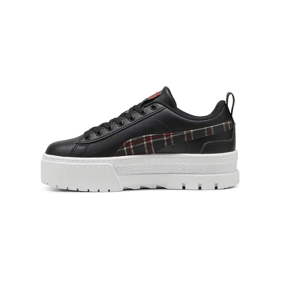 Puma shoes - PUMA Mayze Winter Tartan Plaid Lace Up  Youth - 39806101 - Black 7