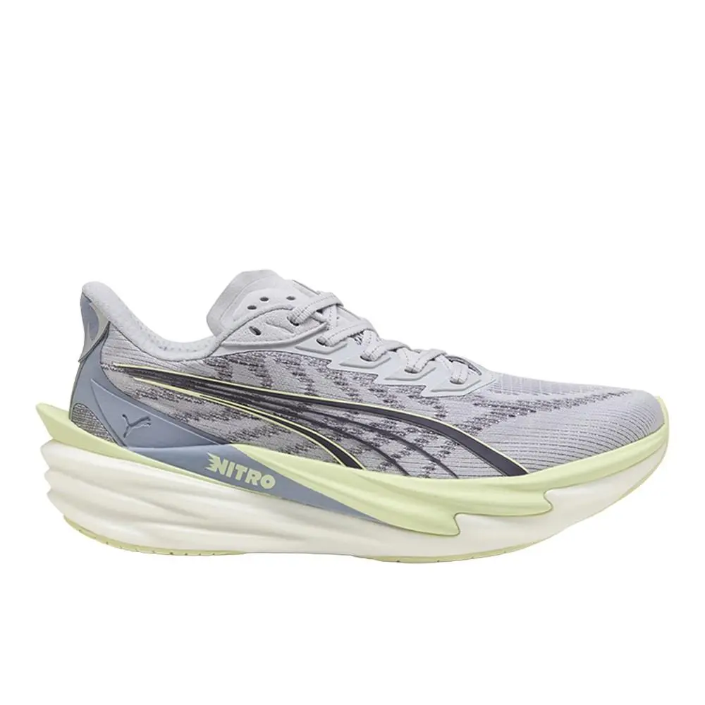 Puma Deviate Nitro 4 Running Womens Grey Sneakers Athletic Shoes 31212403