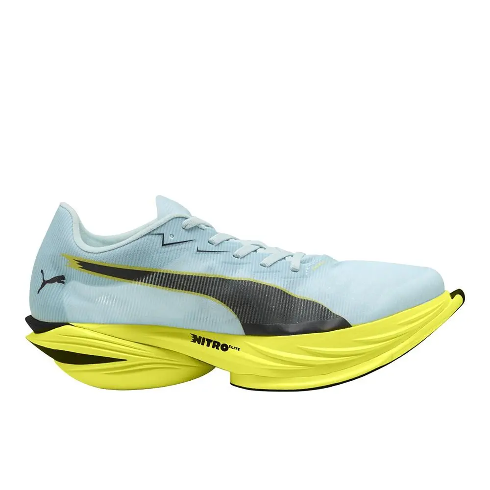 Puma Fastr Nitro Elite 3 Running Mens Blue Yellow Sneakers Athletic Shoes 3120