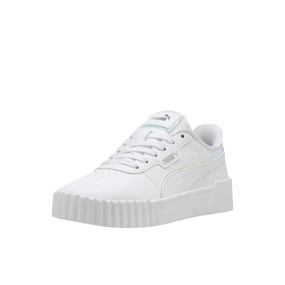 Puma shoes - PUMA Carina 3.0 Holo 2.0 Lace Up  Youth - 40228001 - White 8