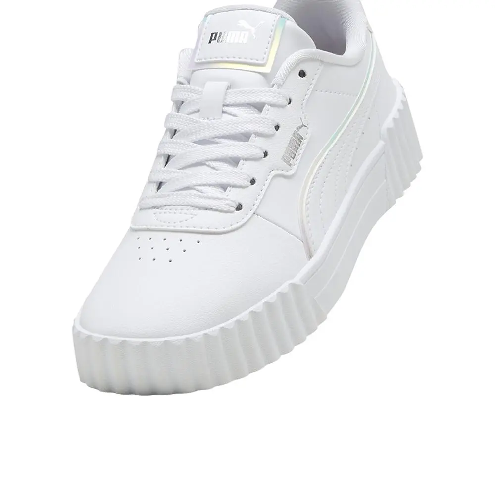 Puma shoes - PUMA Carina 3.0 Holo 2.0 Lace Up  Youth - 40228001 - White 12