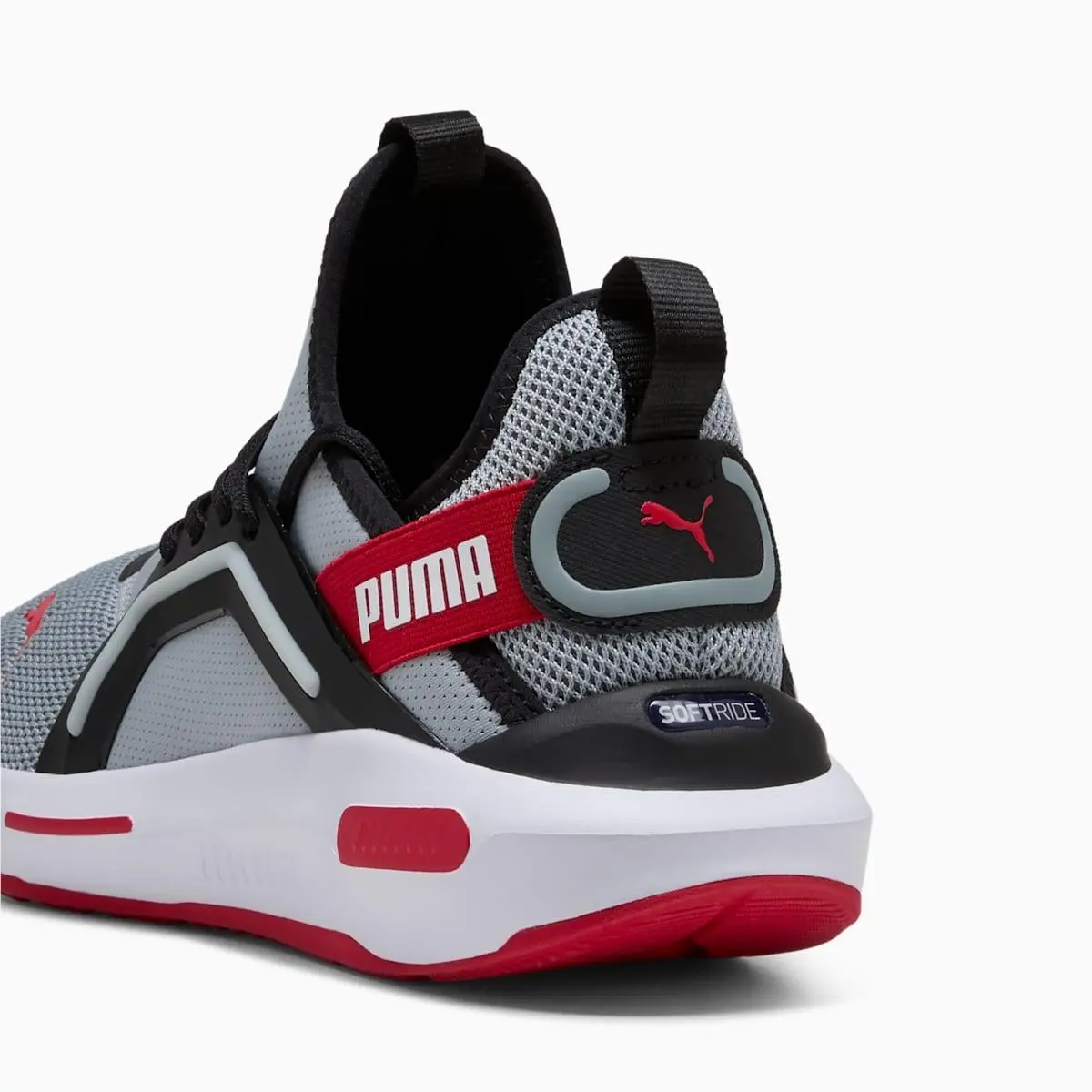 Puma shoes - COOL MID GRAY/BLACK/STRONG RED 9