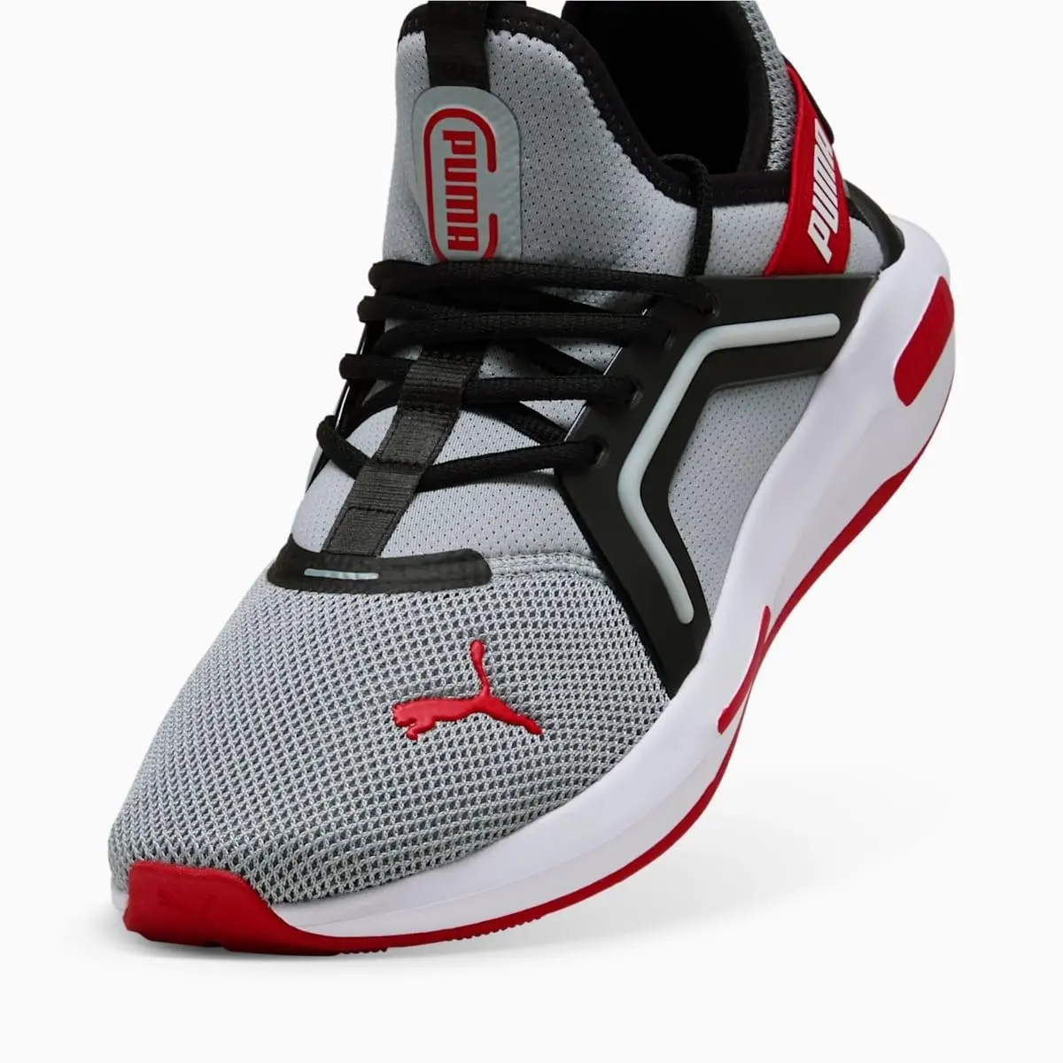 Puma shoes - COOL MID GRAY/BLACK/STRONG RED 12