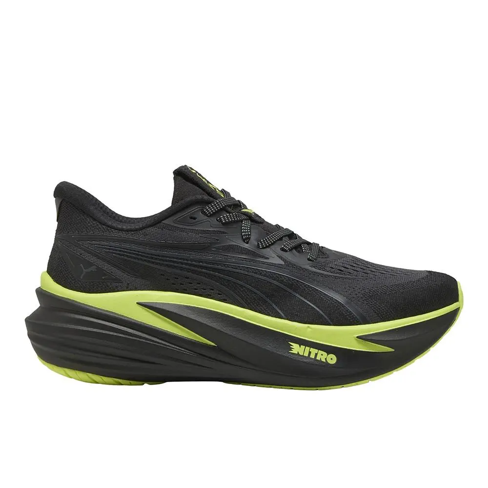 Puma X Aston Martin Aramco F1 Team Magmax Nitro 2 Running Mens Black Sneakers