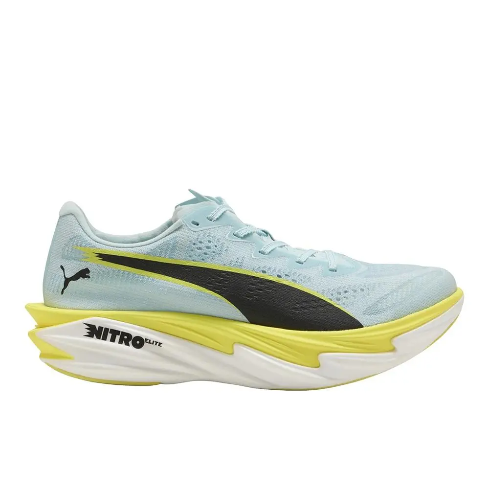 Puma Deviate Nitro Elite 4 Running Womens Blue Sneakers Athletic Shoes 31212803