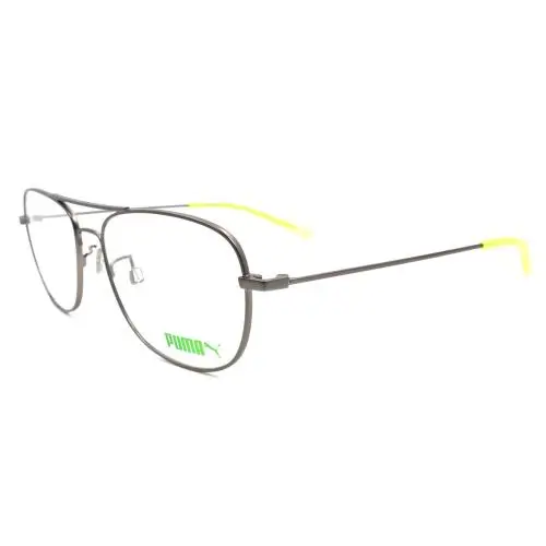 Puma PU0141O 003 Men`s Eyeglasses Frames Aviator 56-17-145 Ruthenium