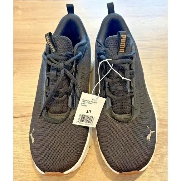 Puma Women`s Flex Lite Sneaker - Walking Shoes Black 10M