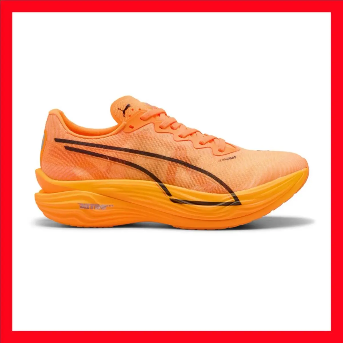 Puma Deviate Nitro Elite 3 Heat Fire Orange Running Shoes 39809-09 Men`s Size 11