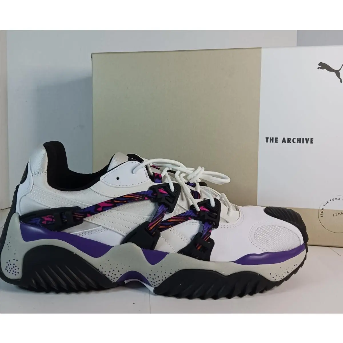 Puma shoes - Puma Voltaire Og Lace Up - 389364-01 - White (UPC: 195552845626) 0