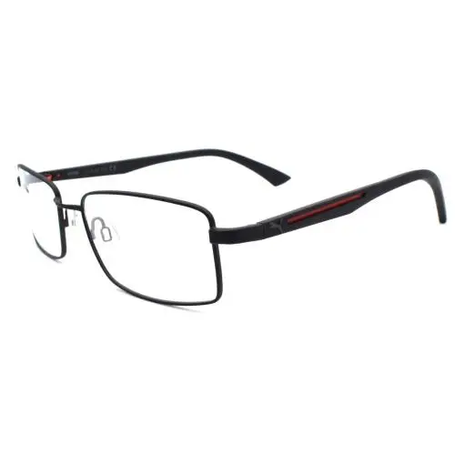 PU0019O 005 Men`s Eyeglasses Frames 55-18-140 Matte Black by Puma