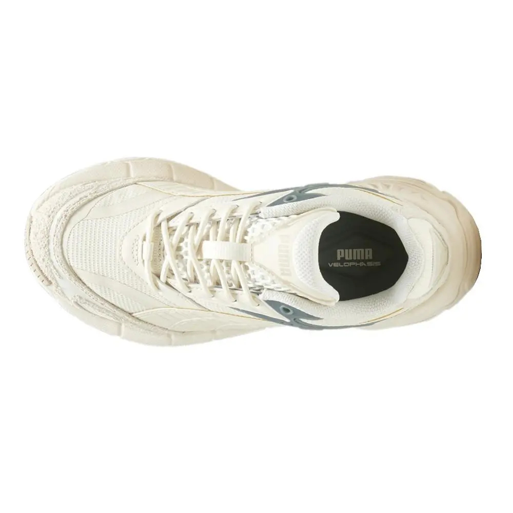 Puma shoes - PUMA Velophasis Muted Lace Up - 39551001 - Off White (UPC: 196859351858) 2