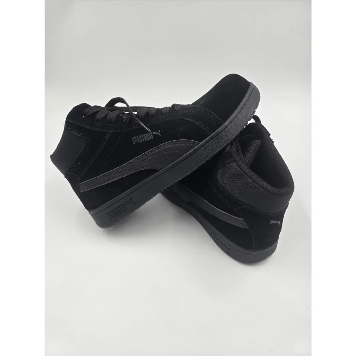 Puma shoes - PUMA Suede - Suede - Black/Black/Black 5