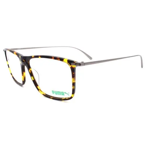 PU0140O 005 Men`s Eyeglasses Frames 57-16-150 Havana / Ruthenium by Puma