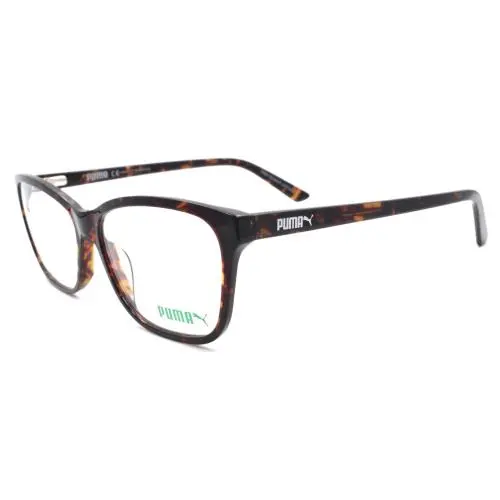 PU0183O 007 Women`s Eyeglasses Frames 56-16-145 Brown Havana by Puma