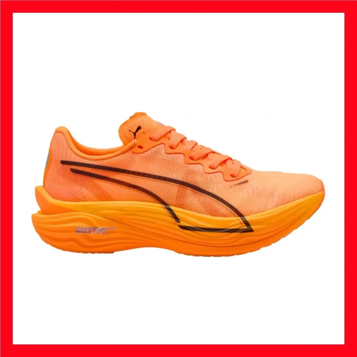Puma Deviate Nitro Elite 3 Running Orange Sneakers 309810-09 Women`s Size 8.5