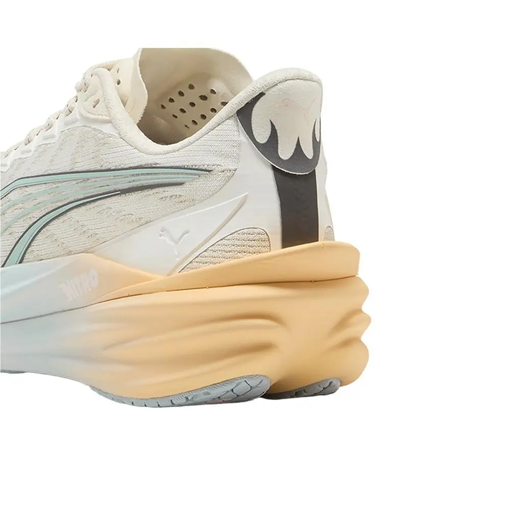 Puma shoes - PUMA Deviate Nitro 4 Run Club Lace Up Running - 31290401 - White (UPC: 198556648835) 5