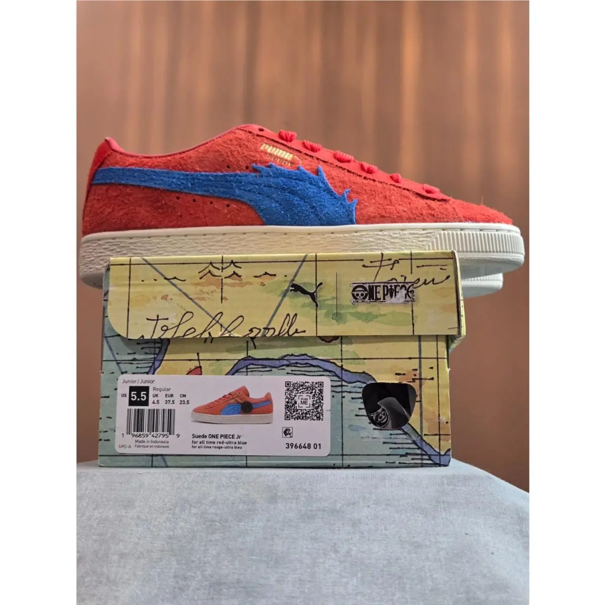 Puma shoes - PUMA  X One Piece Suede Buggy Lace Up - 396648-01 - Red 6