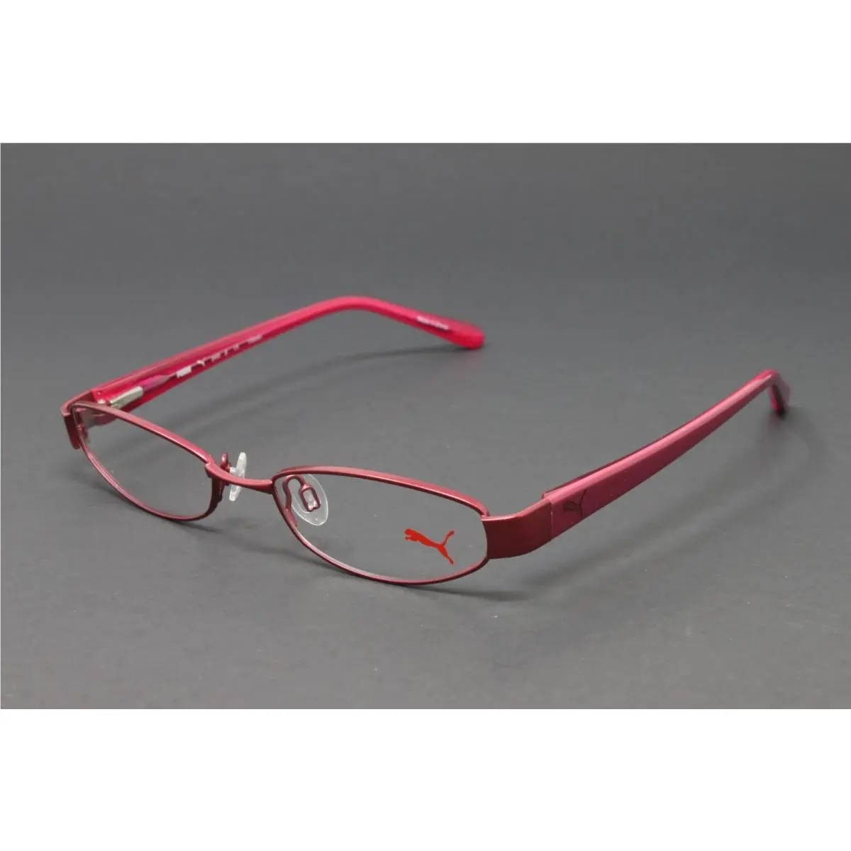 Puma Unisex Eyeglasses Small Frame Wine 48mm Oval Metal PU15357-WI Optical Frame
