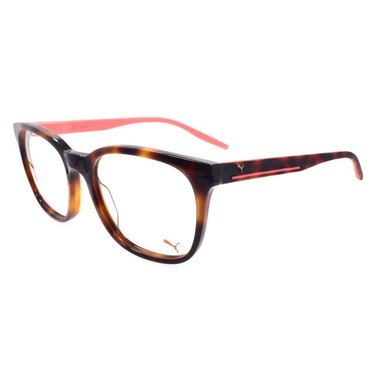 Puma PU0290O 002 Eyeglasses Frames 55-18-150 Havana / Orange