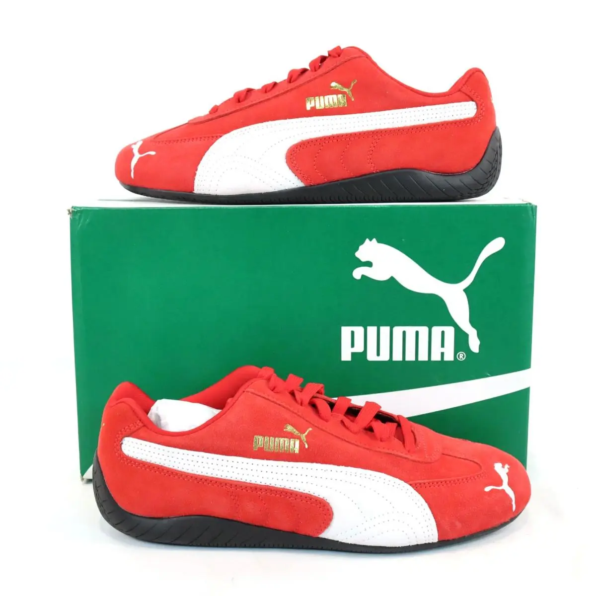 Puma Speedcat OG Street Sneakers In All Time Red White Men`s Size 9 39884602