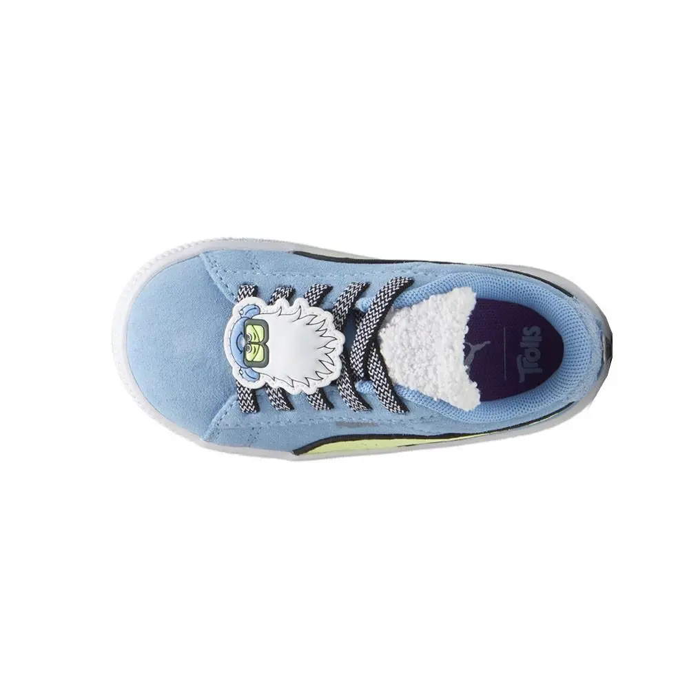 Puma shoes - PUMA  X Trolls Suede Lace Up  Toddler - 39653001 - Blue (UPC: 196859423746) 2