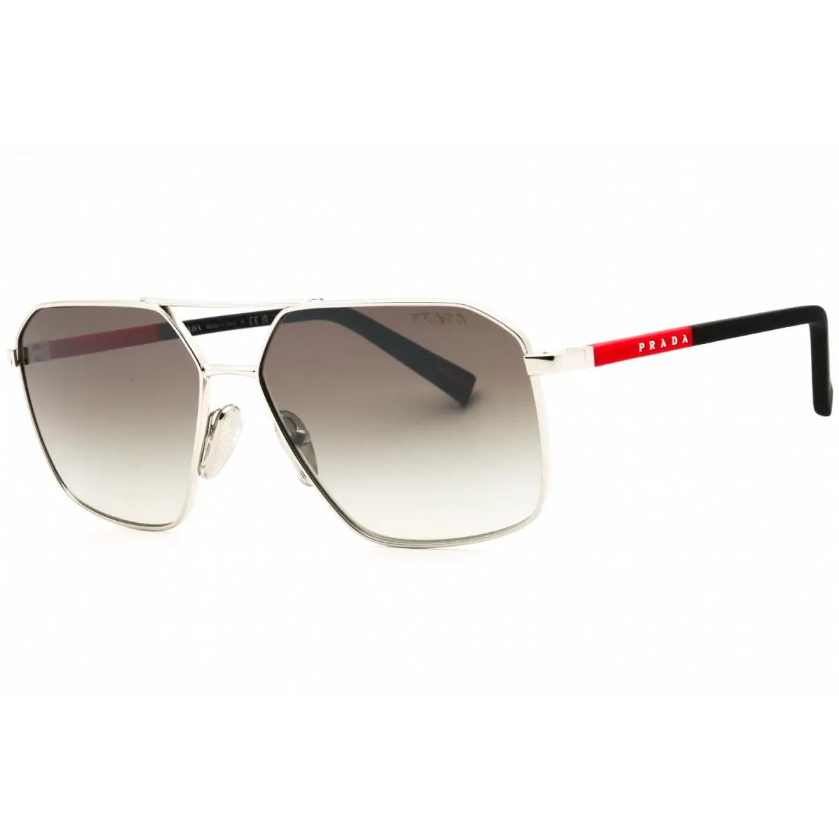 Prada Sport PSA50S-1BC0-60 Sunglasses Frame Size 60mm 145mm 14mm Silver Men