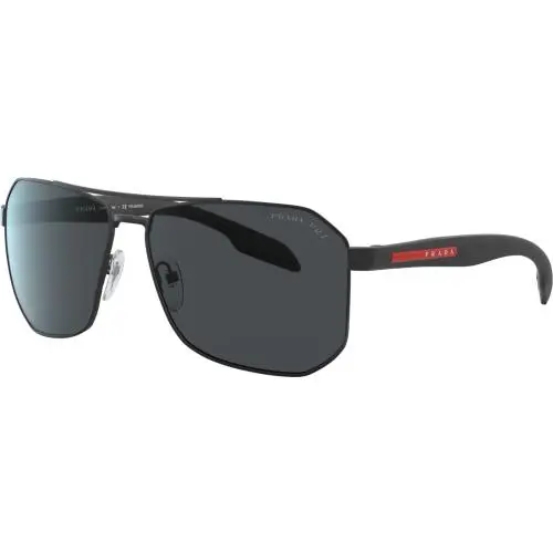 Sunglasses PS51VS DG05Z1 Black Frame / Grey Polarized Lens 62mm by Prada