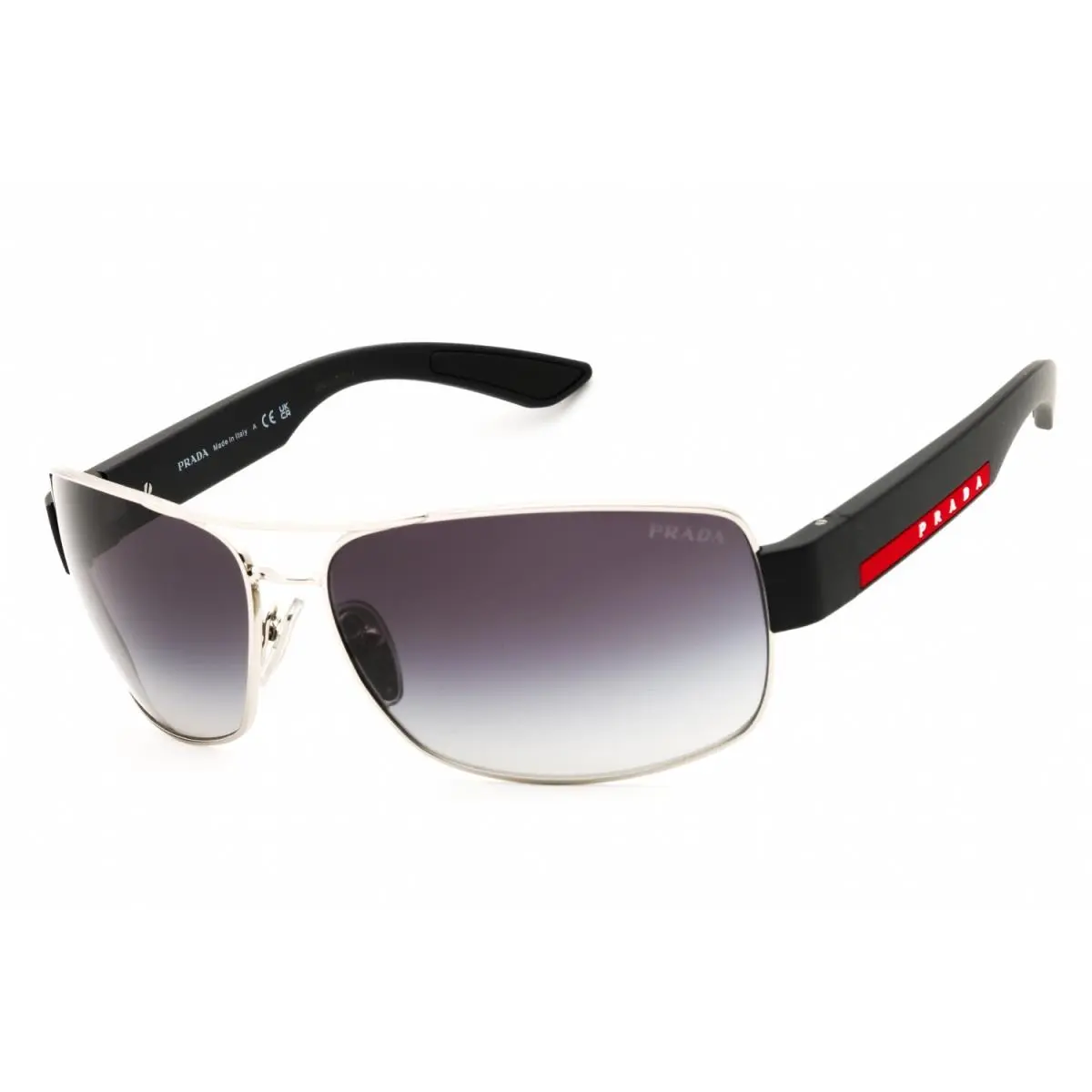 Sport PSB52-1BC0-65 Sunglasses Frame Size 65mm 130mm 14mm Silver Men by Prada