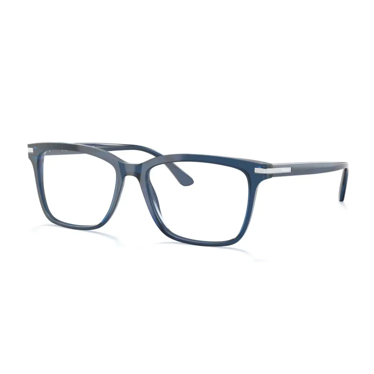 Prada Eyeglass Frames Vpr 14W 08Q-1O1 56-18 150 Blue Crystal