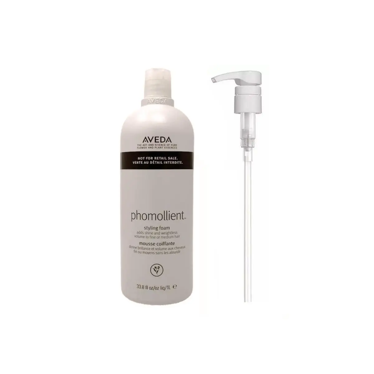 Aveda Phomollient Styling Foam 33.8 OZ with Free Pump