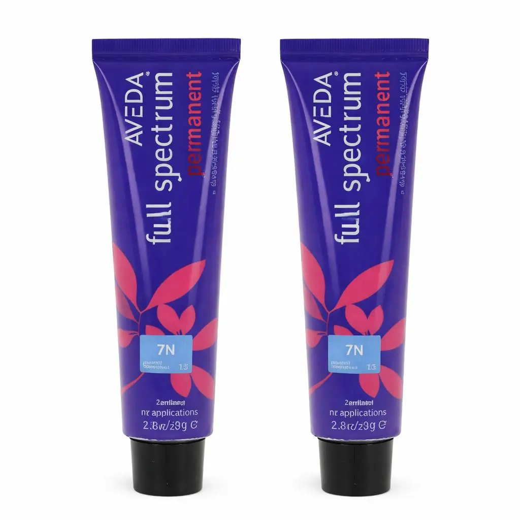 Full Spectrum Permanent Color 7N Hair Dye Pack of 2 83ml / 2.8oz by Aveda