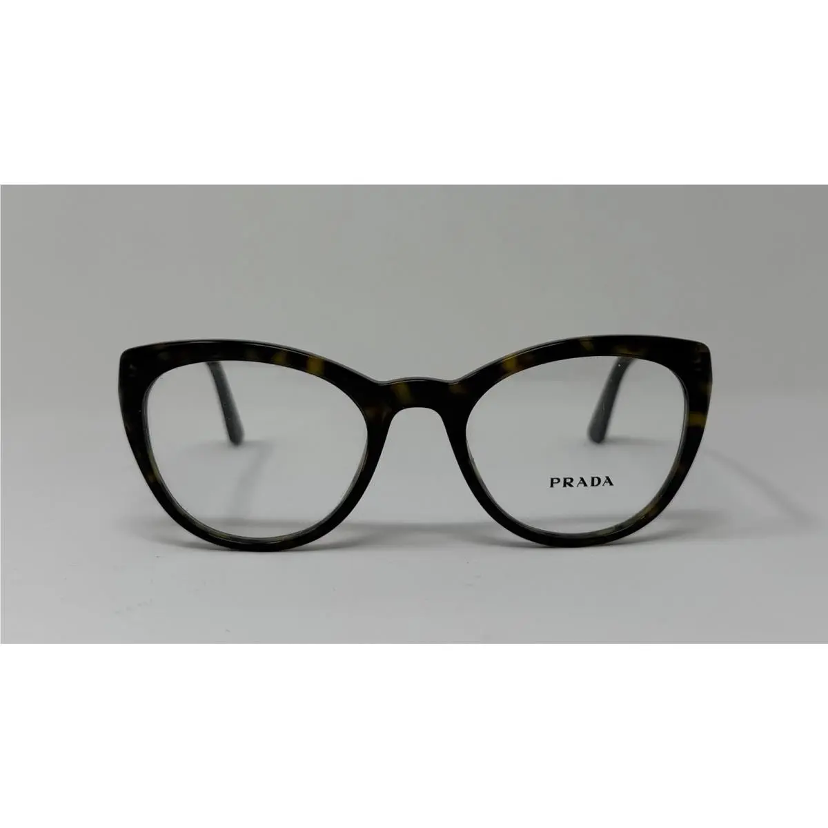 Prada VPR07V 2AU-101 Brown Tortoise Cat-eye Eyeglasses. Size 51-20-145