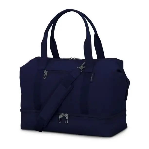 Samsonite Better Than Basic Drop Bottom Weekender Duffel Navy W/tags