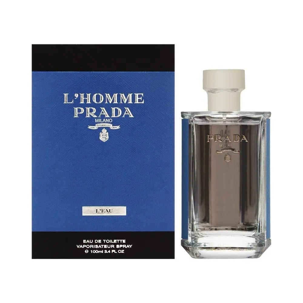 Eau De Toilette Spray Men 3.4 Fl Oz Prada L Homme Lhomme Leau Ounce