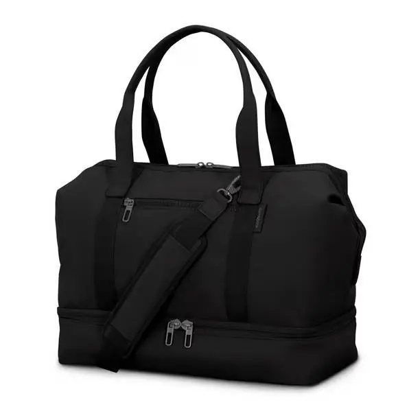 Samsonite Better Than Basic Drop Bottom Weekender Duffel Black W/tags