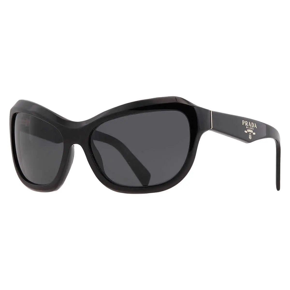 Prada Dark Grey Butterfly Ladies Sunglasses PR A27S 16K5S0 62 PR A27S 16K5S0 62