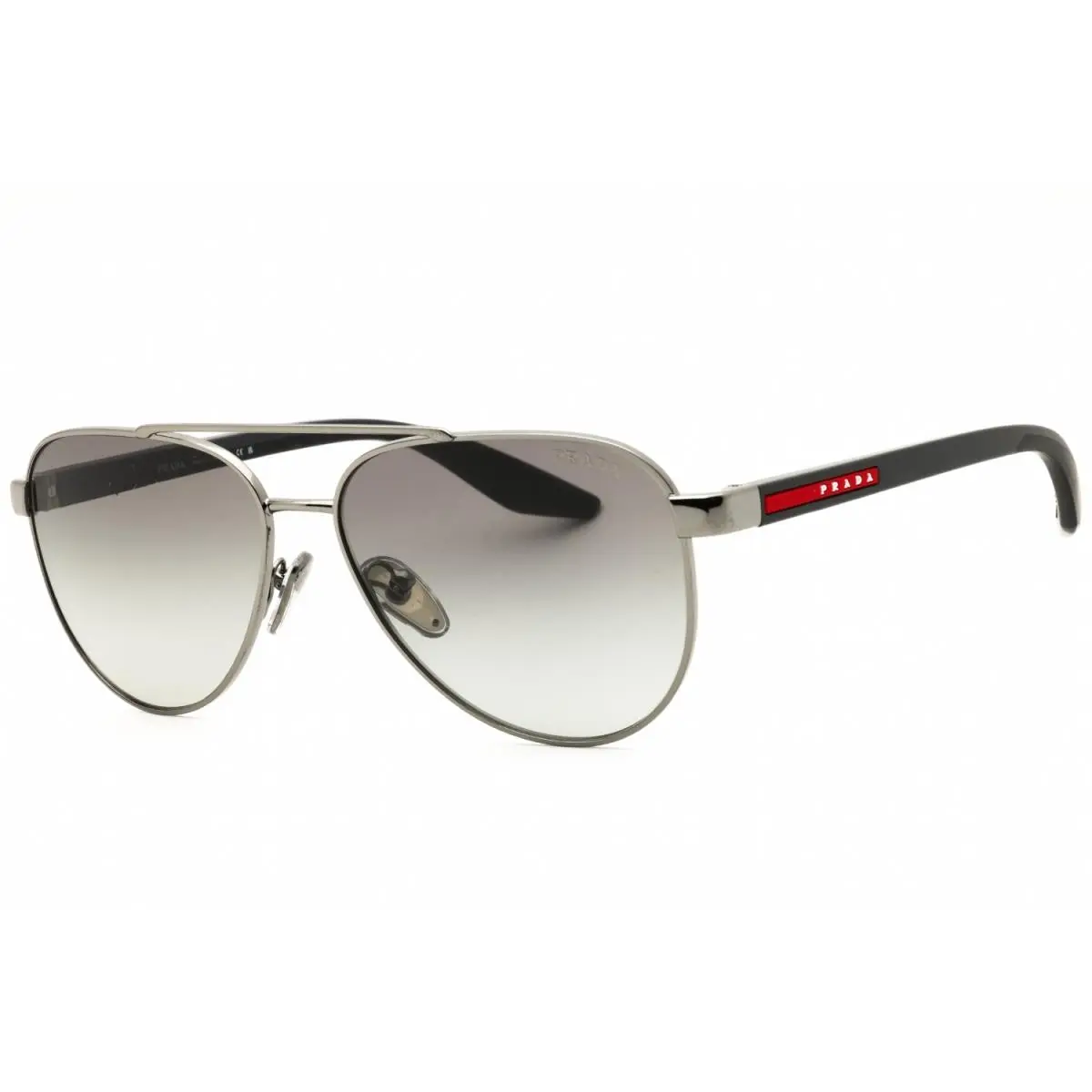 Sport PSA52S-5AV3-58 Sunglasses Frame Size 58mm 145mm 14mm Gunmetal Men by Prada