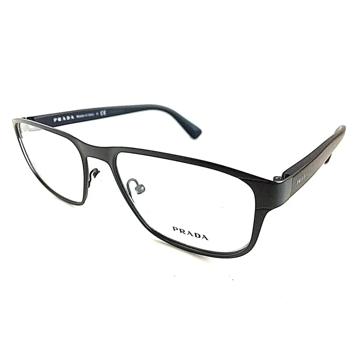 Prada Vpr 56S TKM-1O1 53mm Black Men`s Eyeglasses Frame 53-17-140 Italy