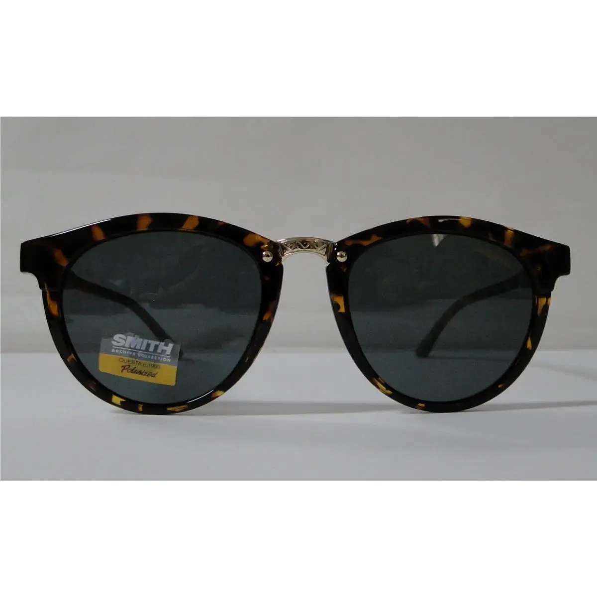 Smith Questa Women Round Sunglasses Vintage Tortoise Brown/polarized Gray 50 mm
