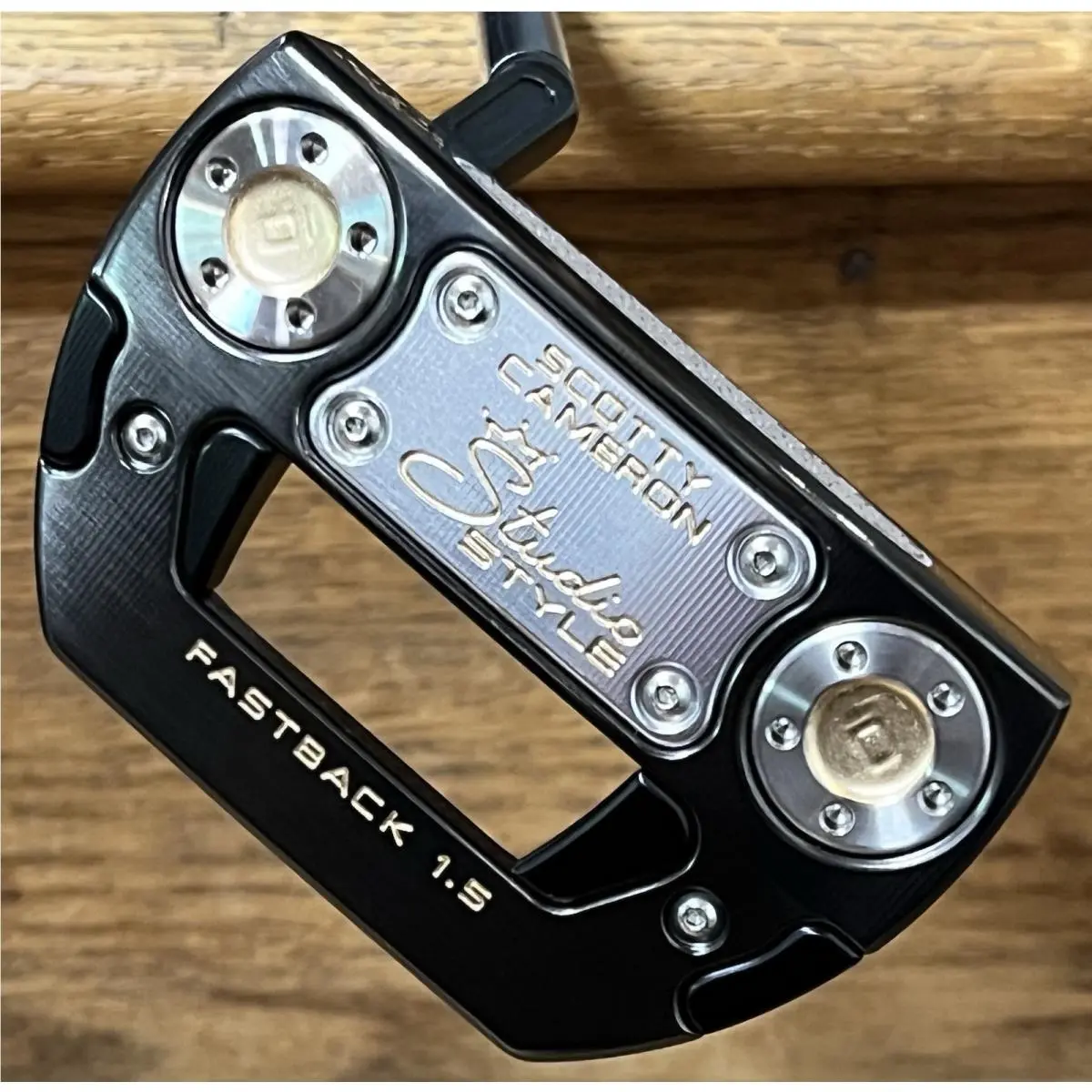 Scott  - Studio Style Fastback 1.5 - SCS - Xtreme Dark Finish - DLC - Gold, Lie Angle: Black 0