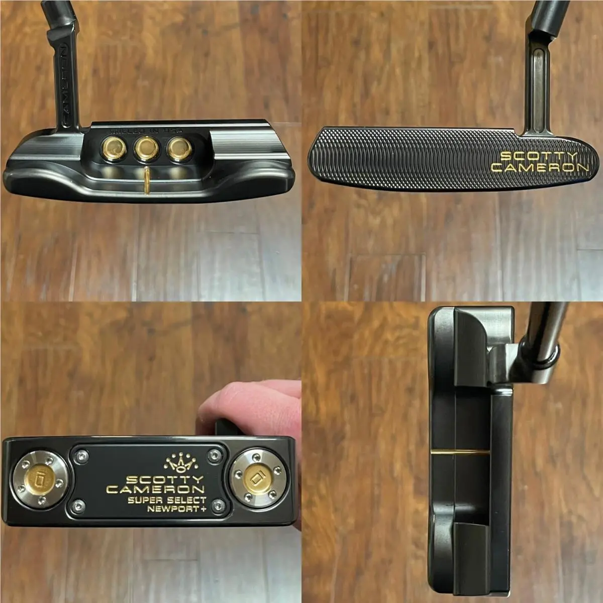 Scotty Cameron Super Select Port Plus Putter - - Xtreme Dark Finish - Gld