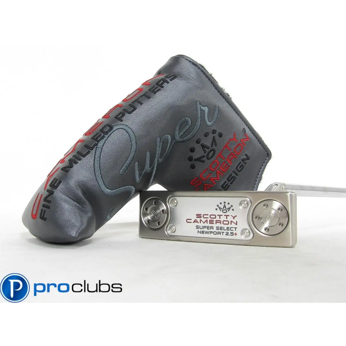Scotty Cameron Super Select Port 2.5+ Plus 350G Putter 35.5 W/headcover