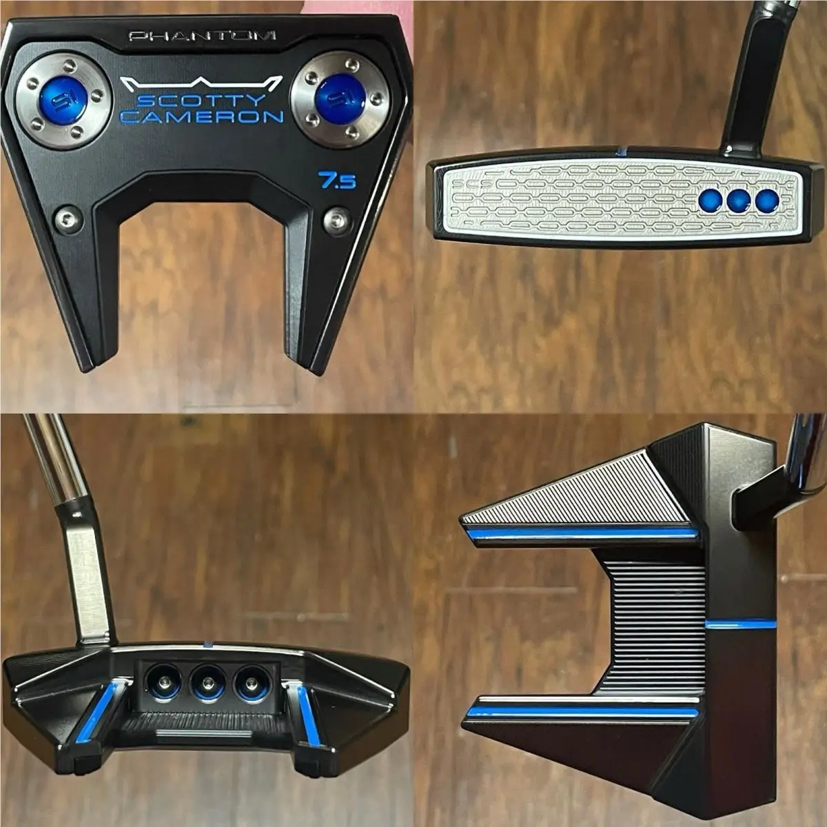Scotty Cameron 2026 Phantom 7.5 Putter - - Xtreme Dark Finish - Blu
