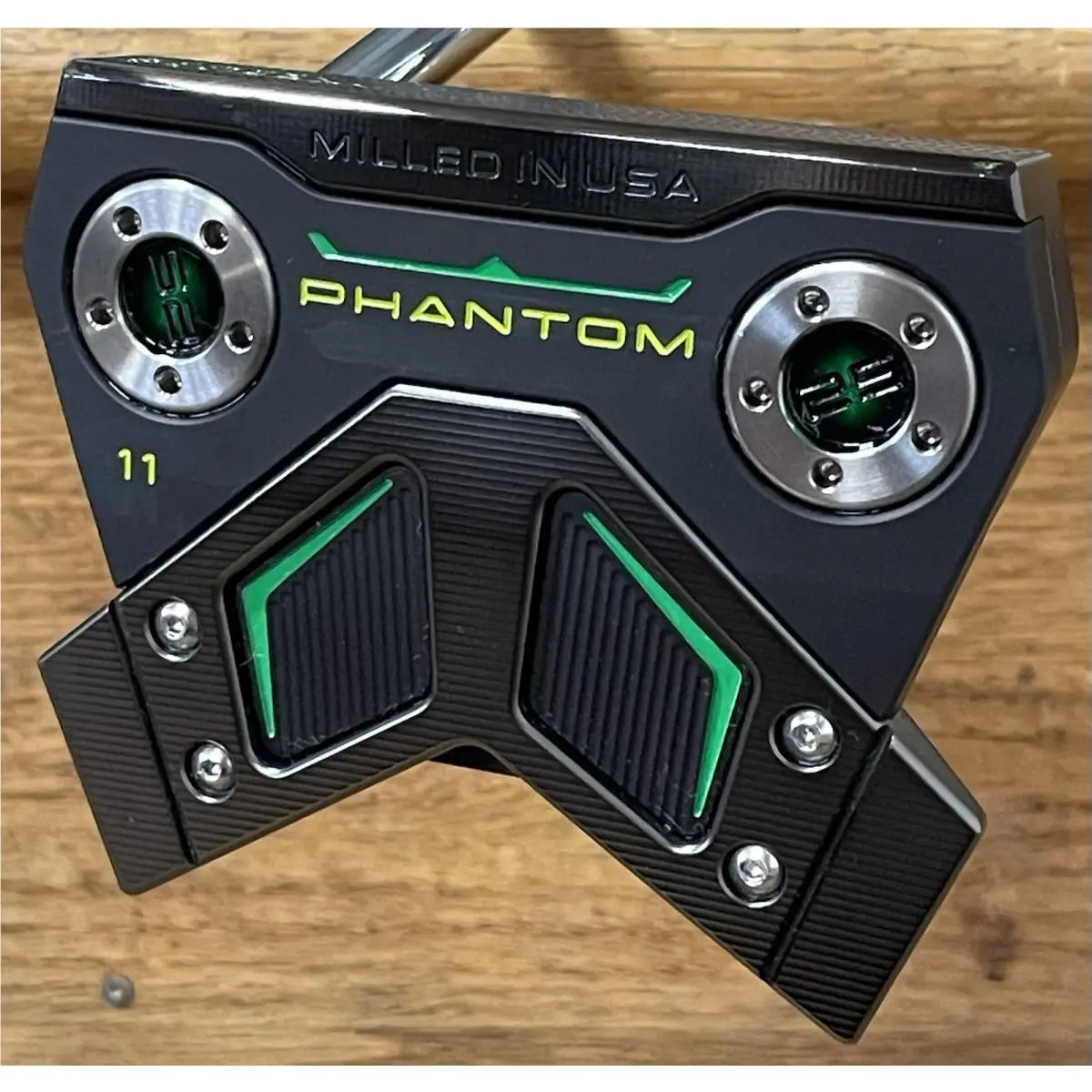Scott  - Phantom 11 Long Design - 2025 - Xtreme Dark Finish - DLC - Green, Lie Angle: Black 0