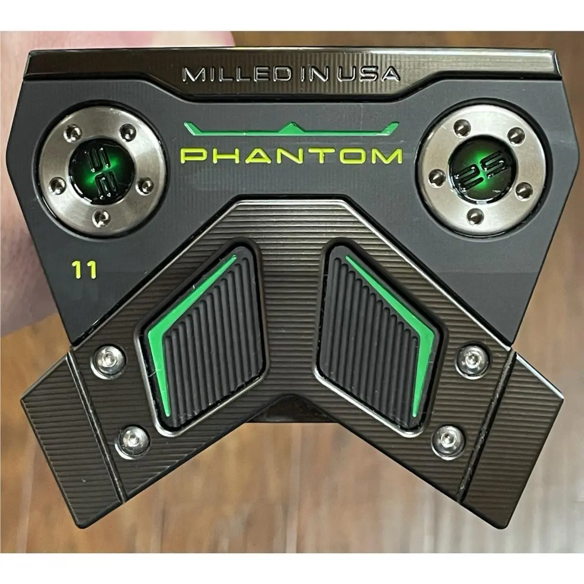 Scott  - Phantom 11 Long Design - 2025 - Xtreme Dark Finish - DLC - Green, Lie Angle: Black 2