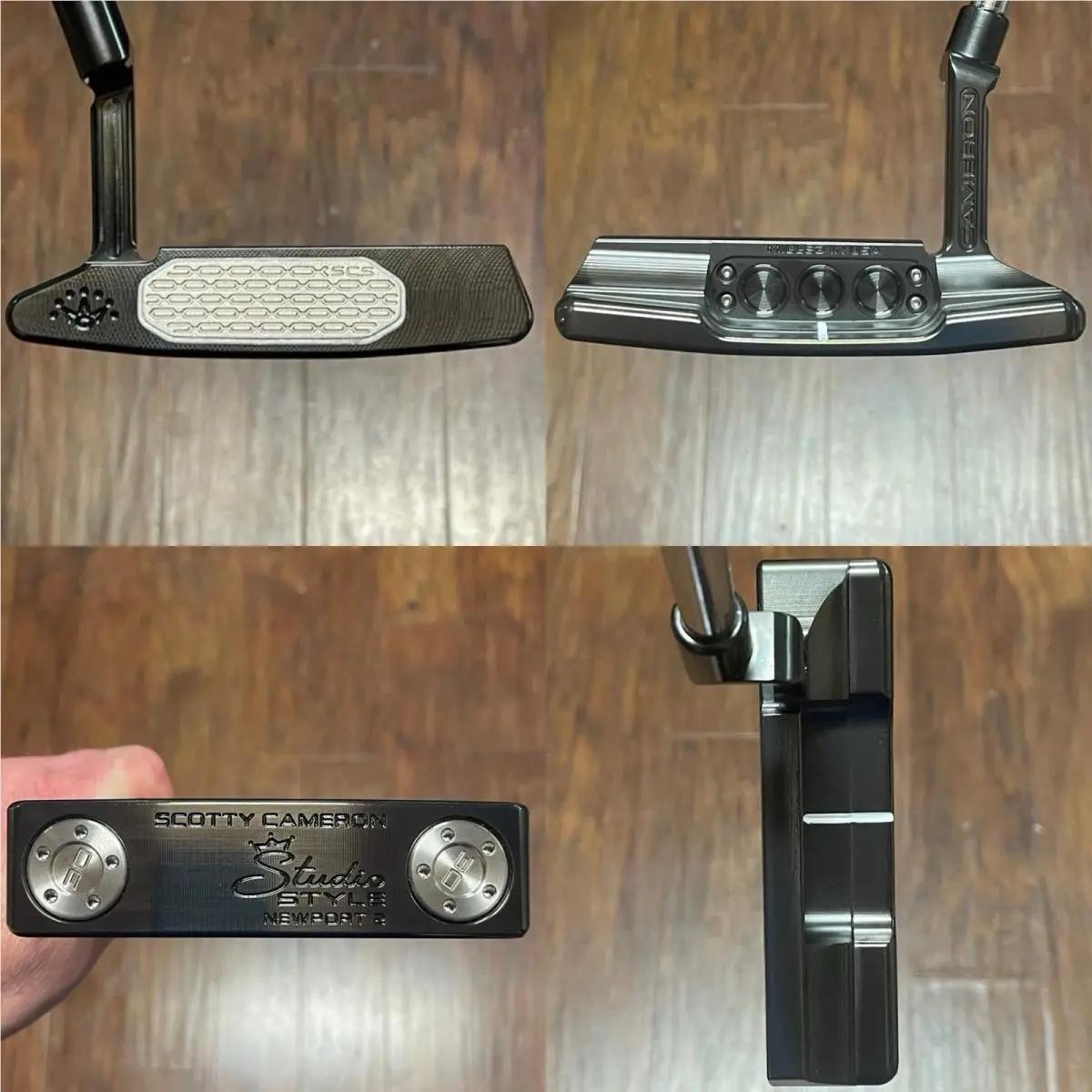 Scotty Cameron Studio Style Port 2 Putter - LH - - Xtreme Dark - 34”